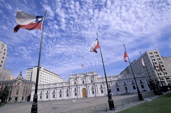 South America, Chile, Santiago Palacio de la Moneda, the historically important Presidential
