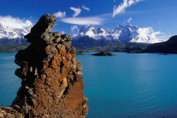 Framed Print : South America, Chile, Torre del Paine National Park. Cuernos del Paine and Lago Nordensk Framed Print : South America, Chile, Torre del Paine National Park. Cuernos del Paine and Lago Nordensk