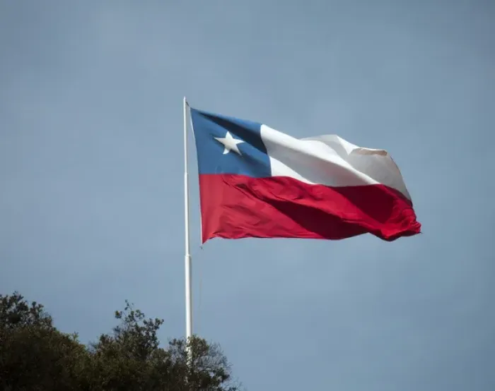 Framed Print : South America, Chile, Valparaiso. Chilean flag flies in breeze. Credit as: Wendy Framed Print : South America, Chile, Valparaiso. Chilean flag flies in breeze. Credit as: Wendy