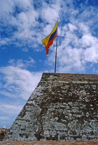 South America, Colombia, Cartagena. Fort San Felipe de Barajas