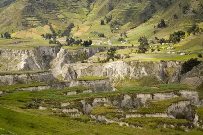 Framed Print : South America, Ecuador, eroded canyons near Zumbahua Framed Print : South America, Ecuador, eroded canyons near Zumbahua