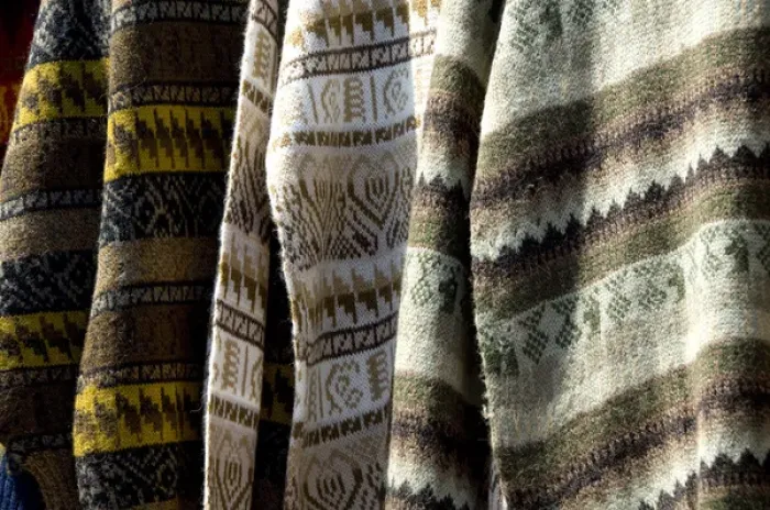 Framed Print : South America, Ecuador. Famous Otavalo Market which dates back to pre-Inca times