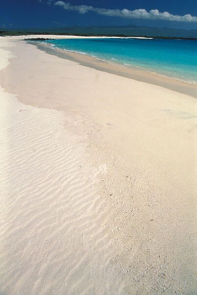 South America, Ecuador, Galapagos, San Cristobal Island, White Sand Beach
