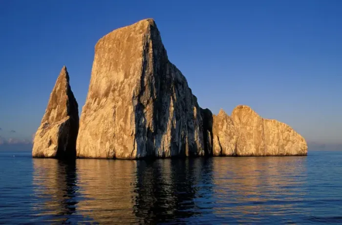 Framed Print : South America, Ecuador, Galapagos Islands, San Cristobal Island. Kicker Rock AKA
