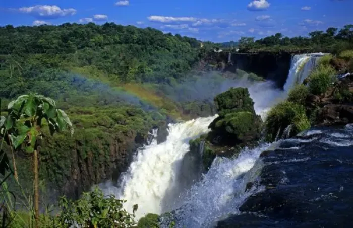 Framed Print : South America; Latin America; Argentina; Brazil; Iguacu Falls
