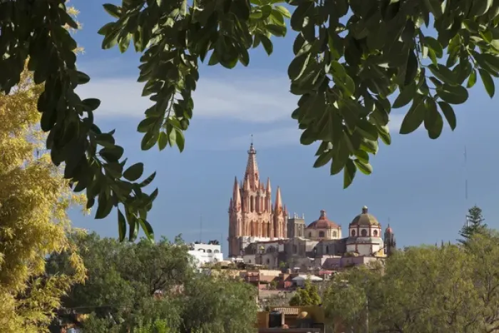 Framed Print : South America, Mexico, San Miguel de Allende. Scenic of La Parroquia cathedral. Credit as Framed Print : South America, Mexico, San Miguel de Allende. Scenic of La Parroquia cathedral. Credit as