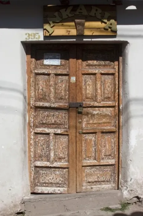 Framed Print : South America - Peru. Architectural details in Cusco