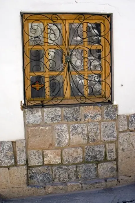 Framed Print : South America - Peru. Architectural details in Cusco Framed Print : South America - Peru. Architectural details in Cusco
