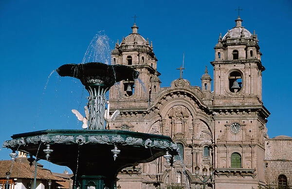 South America - Peru - Cusco aka Cuzco - Plaza de Armas aka Tahantinsuyo (The Four