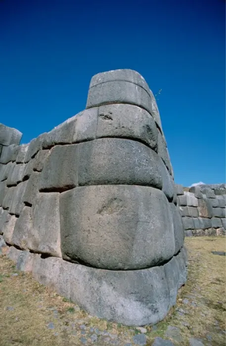 Framed Print : South America - Peru - Cusco (aka Cuzco) - Sacsayhuaman, Inca stone walled fortress