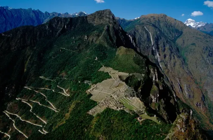 Framed Print : South America, Peru, Machu Picchu, Huayna Picchu (Young Peak) - Views of Machu Picchu