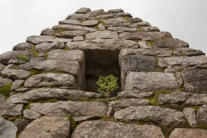 Framed Print : South America, Peru, Machu Picchu. Close-up of stone house ruins. (UNESCO World Heritage