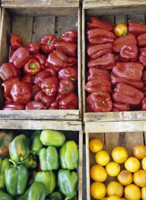 Framed Print : South America, Uruguay; Piriapolis, vegetables for sale Framed Print : South America, Uruguay; Piriapolis, vegetables for sale