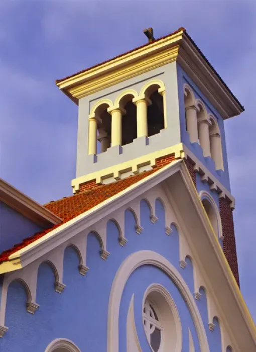 Framed Print : South America, Uruguay, Punta del Este, Quaint chapel in resort town Framed Print : South America, Uruguay, Punta del Este, Quaint chapel in resort town