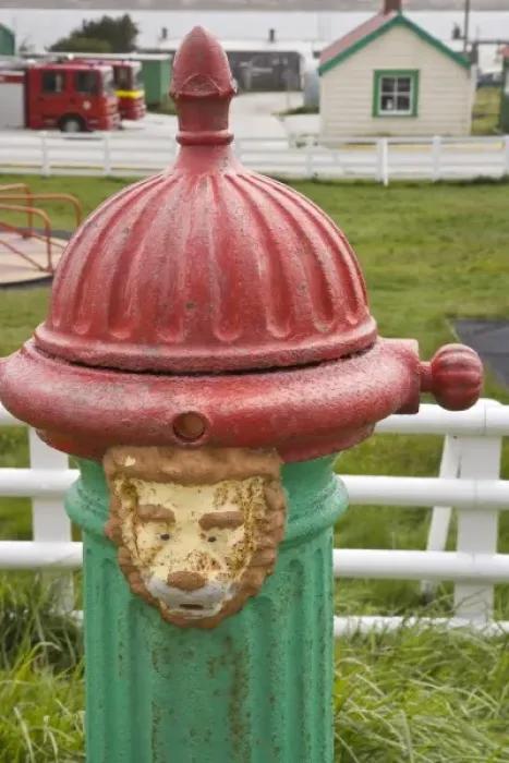 Framed Print : South Atlantic, Falkland Islands, Stanley. Close-up of fire hydrant Framed Print : South Atlantic, Falkland Islands, Stanley. Close-up of fire hydrant