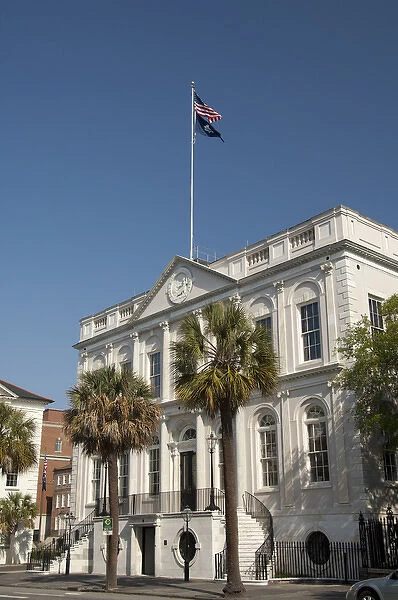 South Carolina, Charleston. Historic City Hall located at the Four Corners of Law