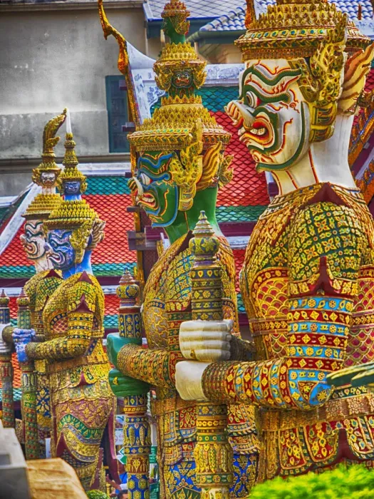 Framed Print : South East Asia; Thialand; Bangkok; Yaksha at wat phra kaeo The Grand Palace Framed Print : South East Asia; Thialand; Bangkok; Yaksha at wat phra kaeo The Grand Palace