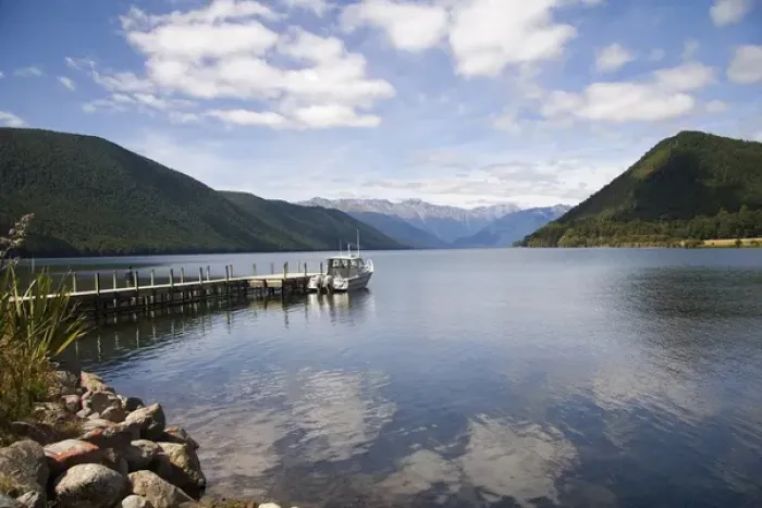Framed Print : South Island, New Zealand. A beautiful glacial lake in the north of the South Island Framed Print : South Island, New Zealand. A beautiful glacial lake in the north of the South Island