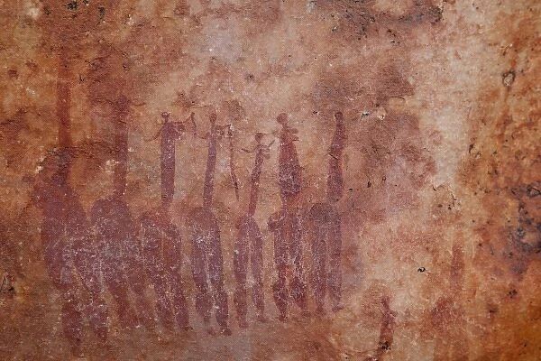 South Northern Cederberg Pakhuis Conservancy, Sevilla Rock Art Trail. Rock painting