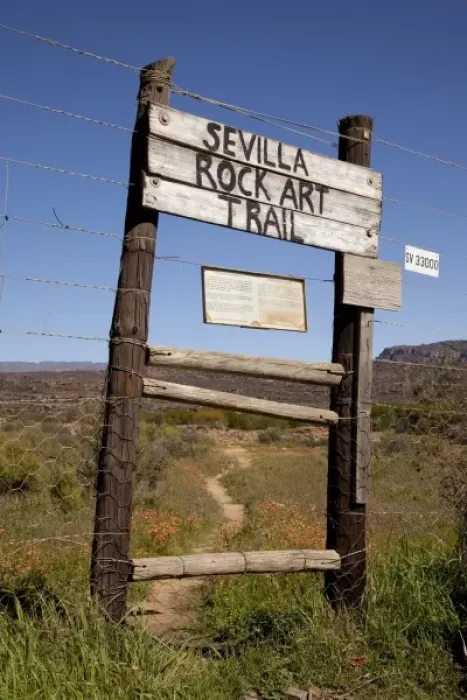 Framed Print : South Northern Cederberg Pakhuis Conservancy, Sevilla Rock Art Trail. Entrance to the trail Framed Print : South Northern Cederberg Pakhuis Conservancy, Sevilla Rock Art Trail. Entrance to the trail