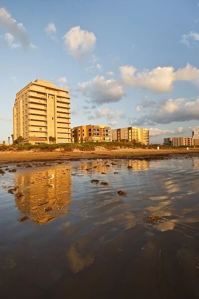 South Padre Island, Texas, USA resort hotels, beach and warm weather