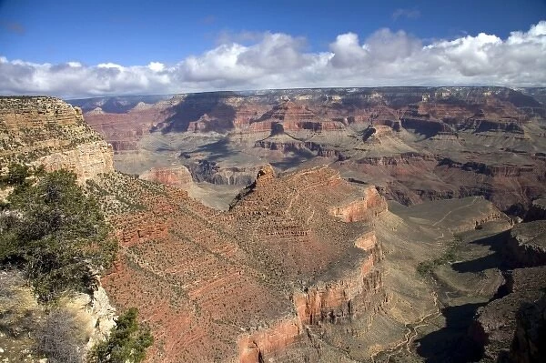 South Rim view of the Grand Canyon, Arizona, USA