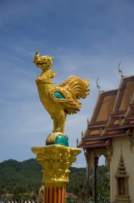 Framed Print : Southeast Thailand, Island of Ko Samui (aka Koh Samui). Wat Plai Laem aka Plai Laem Temple Framed Print : Southeast Thailand, Island of Ko Samui (aka Koh Samui). Wat Plai Laem aka Plai Laem Temple