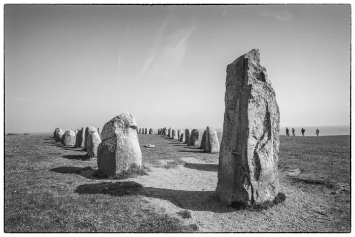 Framed Print : Southern Sweden, Kaseberga, Ales Stenar, Ales Stones, early peoples ritual site Framed Print : Southern Sweden, Kaseberga, Ales Stenar, Ales Stones, early peoples ritual site