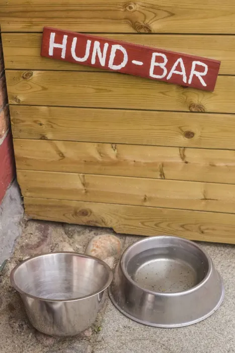Framed Print : Southern Sweden, Ystad, Hund-Bar, water for dogs, dog bar Framed Print : Southern Sweden, Ystad, Hund-Bar, water for dogs, dog bar