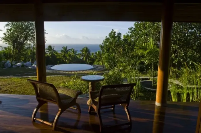 Framed Print : Spa at Fregate Island Resort (PR) Framed Print : Spa at Fregate Island Resort (PR)