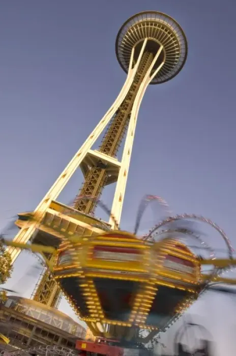 Framed Print : Space Needle in Seattle, Washington, U. S. A Framed Print : Space Needle in Seattle, Washington, U. S. A