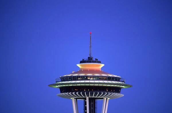 Top of the Space Needle, Seattle, Washington, United States, US