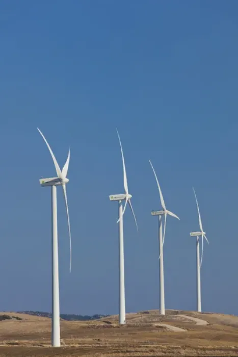Framed Print : Spain, Andalucia Region, Cadiz Province, Vejer de la Frontera area, modern windmills Framed Print : Spain, Andalucia Region, Cadiz Province, Vejer de la Frontera area, modern windmills