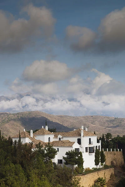 Spain, Andalucia Region, Malaga Province, Marbella-area, view of vacation villas