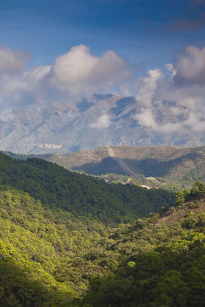 Spain, Andalucia Region, Malaga Province, Marbella-area, view of La Torresilla mountain