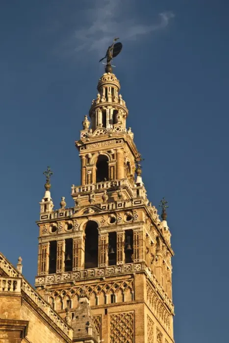 Framed Print : Spain, Andalucia Region, Seville Province, Seville, Cathedral, Giralda tower, sunrise Framed Print : Spain, Andalucia Region, Seville Province, Seville, Cathedral, Giralda tower, sunrise