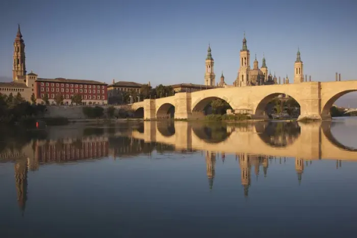 Framed Print : Spain, Aragon Region, Zaragoza Province, Zaragoza, Basilica de Nuestra Senora de Pilar