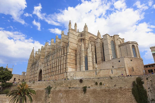 Spain, Balearic Islands, Mallorca. Cathedral of Santa Maria of Palma
