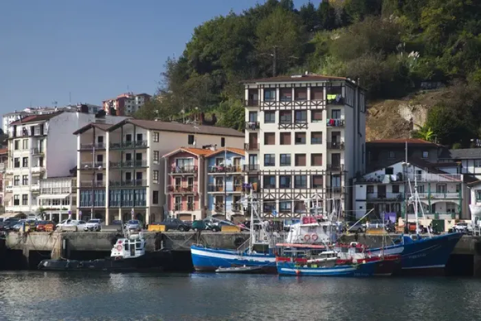 Framed Print : Spain, Basque Country Region, Guipuzcoa Province, Pasaia, Village of Pasai San Pedro Framed Print : Spain, Basque Country Region, Guipuzcoa Province, Pasaia, Village of Pasai San Pedro