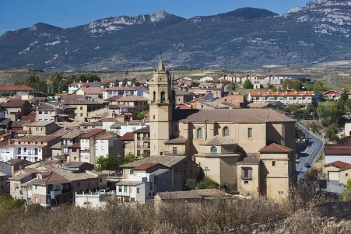 Framed Print : Spain, Basque Country Region, La Rioja Area, Alava Province, Elciego, elevated town view Framed Print : Spain, Basque Country Region, La Rioja Area, Alava Province, Elciego, elevated town view