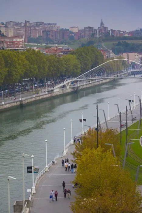 Framed Print : Spain, Basque Country Region, Vizcaya Province, Bilbao, elevated view of the Rio de Bilbao river Framed Print : Spain, Basque Country Region, Vizcaya Province, Bilbao, elevated view of the Rio de Bilbao river