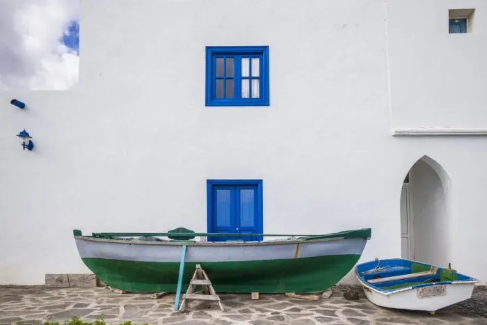 Framed Print : Spain, Canary Islands, Fuerteventura Island, Pozo Negro, fishing boats