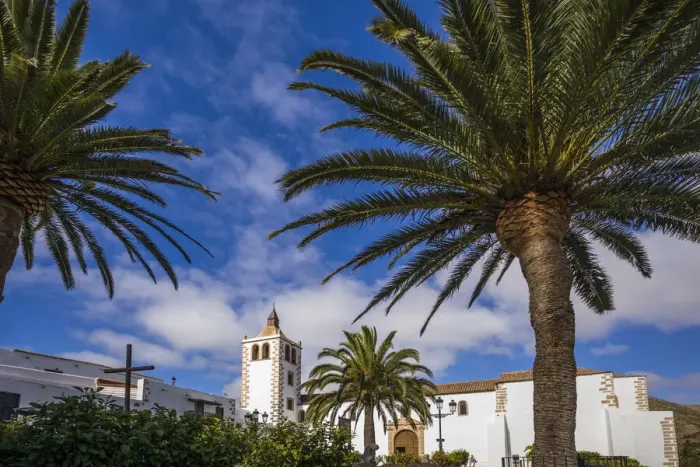 Framed Print : Spain, Canary Islands, Fuerteventura Island, Betancuria, Iglesia de Santa Maria church