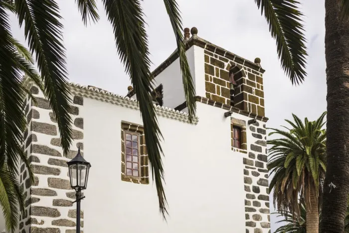Framed Print : Spain, Canary Islands, La Palma Island, San Andres, Iglesia de San Andres church