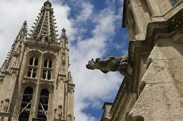 Spain, Castile-Leon region, Burgos. Gothic Burgos Cathedral (aka Catedral de Burgos)