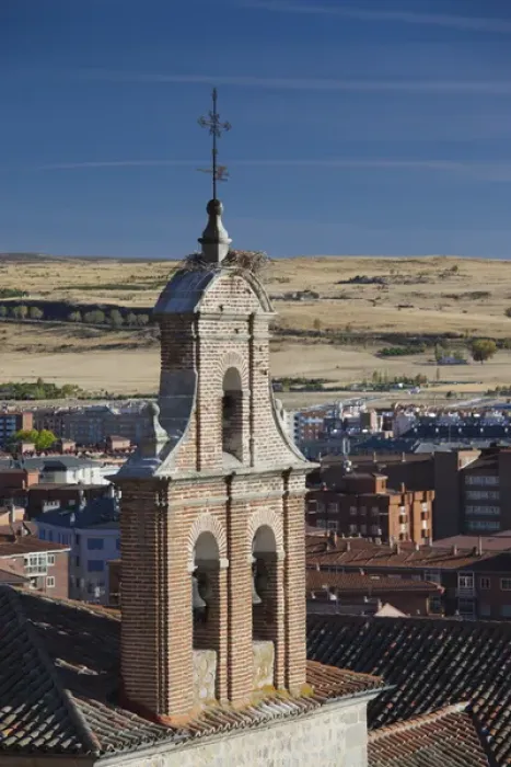 Framed Print : Spain, Castilla y Leon Region, Avila Province, Avila, elevated town view from Parque Framed Print : Spain, Castilla y Leon Region, Avila Province, Avila, elevated town view from Parque