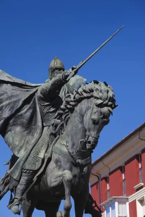 Framed Print : Spain, Castilla y Leon Region, Burgos Province, Burgos, statue of El Cid Framed Print : Spain, Castilla y Leon Region, Burgos Province, Burgos, statue of El Cid