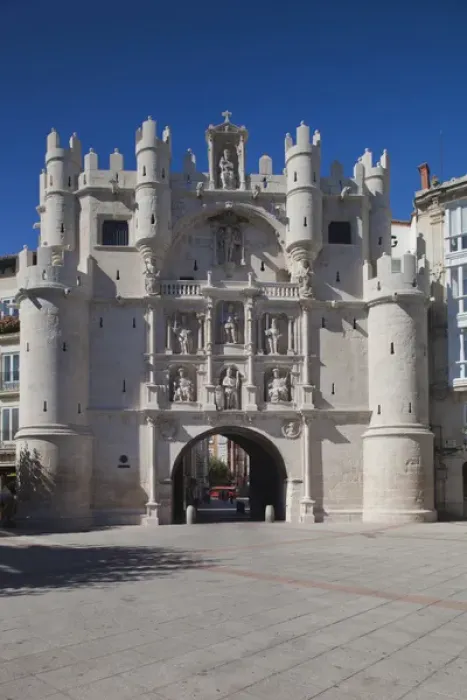 Framed Print : Spain, Castilla y Leon Region, Burgos Province, Burgos, Arco de Santa Maria gate Framed Print : Spain, Castilla y Leon Region, Burgos Province, Burgos, Arco de Santa Maria gate