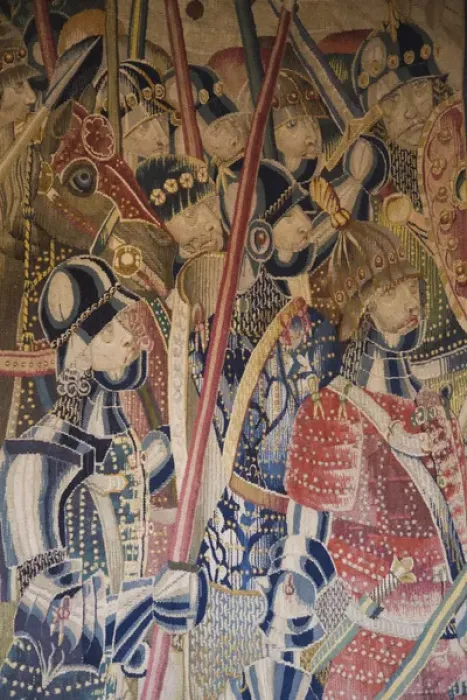 Framed Print : Spain, Castilla y Leon Region, Segovia Province, Segovia, The Alcazar, tapestry detail Framed Print : Spain, Castilla y Leon Region, Segovia Province, Segovia, The Alcazar, tapestry detail