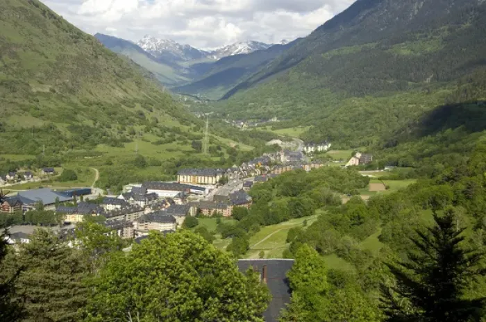 Framed Print : Spain, Catalonia, Aran Valley, Vielha. Ski resort area in the Pyrenees Framed Print : Spain, Catalonia, Aran Valley, Vielha. Ski resort area in the Pyrenees